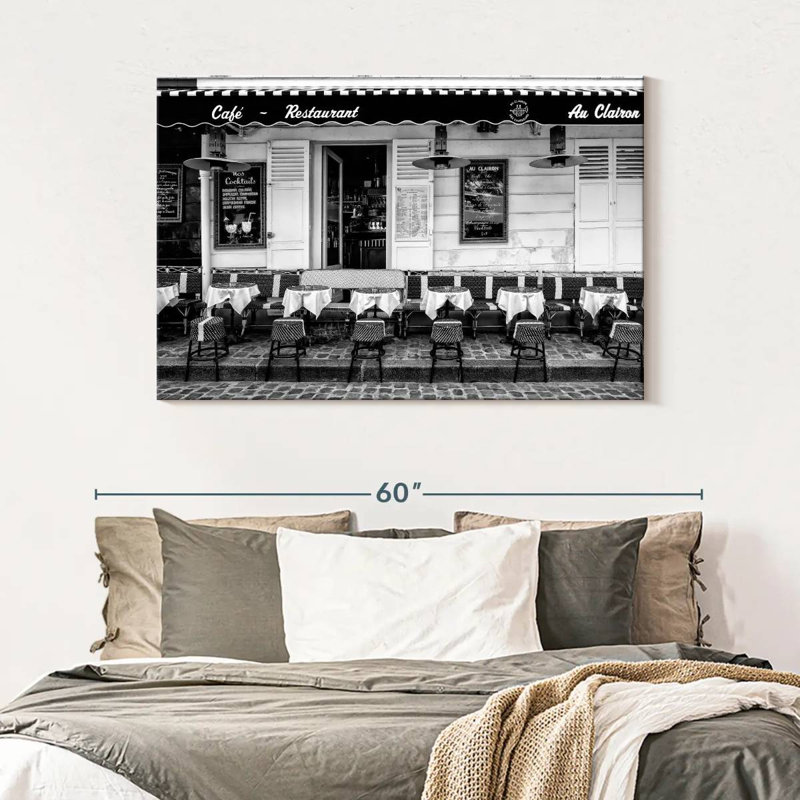 Lilie Paris Cafe Restaurant, 32" H x 48" W