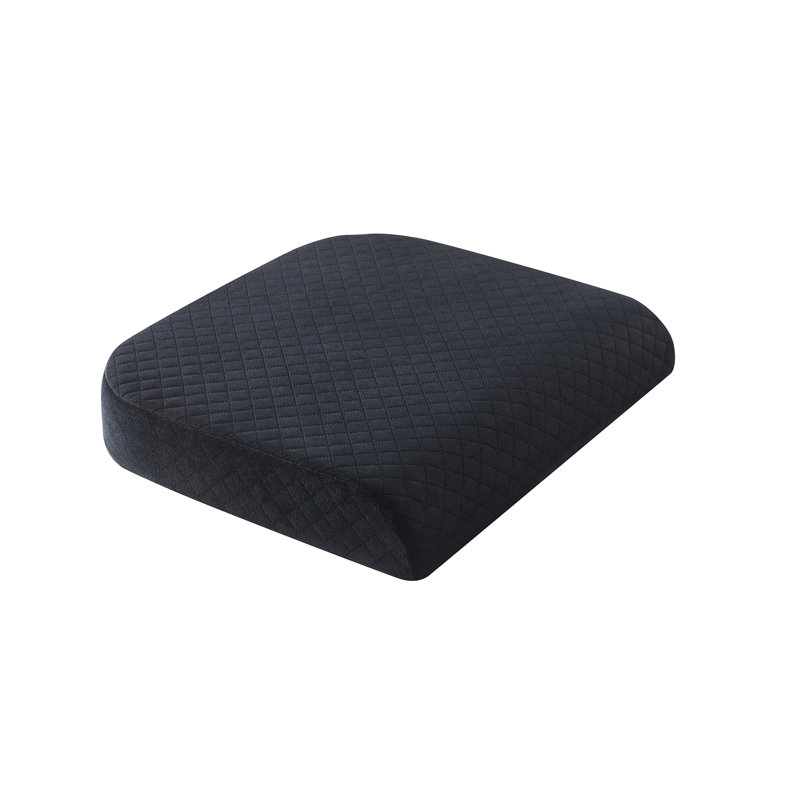 Très grand coussin de chaise en mousse à mémoire de forme en U, Black