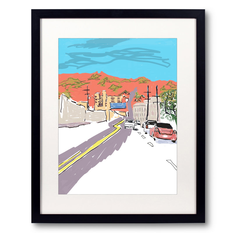 Hollywood Hills Print by Deborah Blum