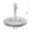 Base de parasol ronde en résine-86882409