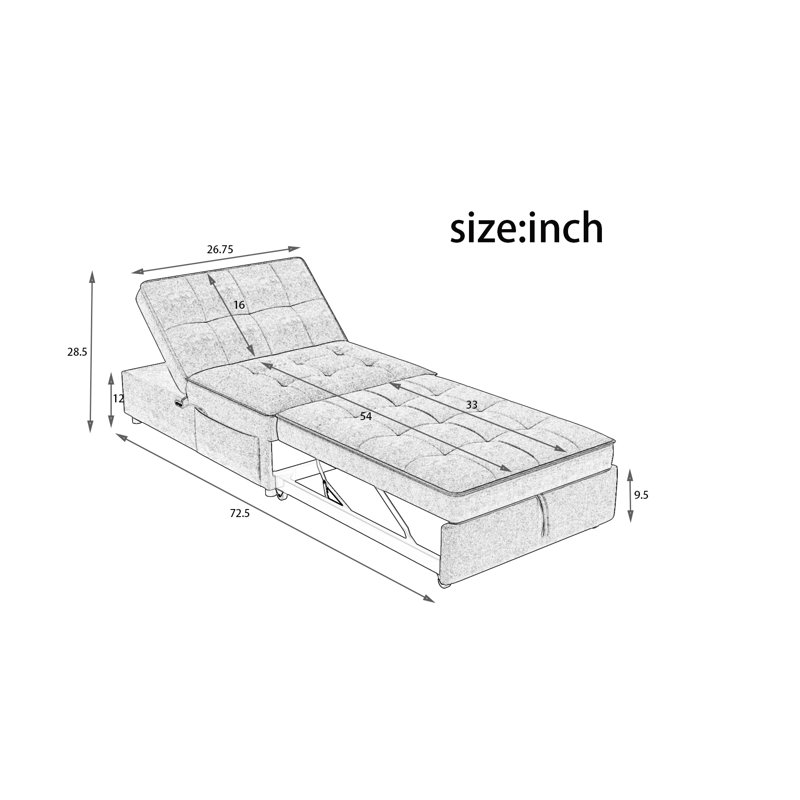 Fauteuil d'appoint Selecia, 100 % lin blanc