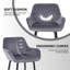 Bar Stools Velvet Fabric With Backrest And Armrests, Auitable For Kitchen, Home, Bar, Counter-80991477-72765166
