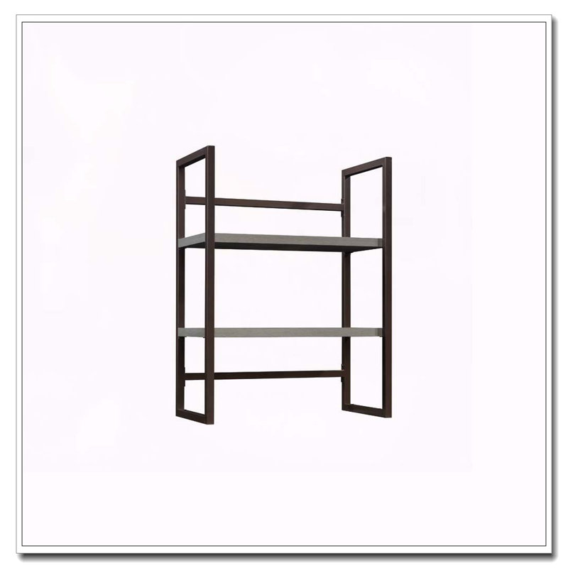 Library Hutch, Brown Finish