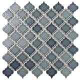 Hudson Tangier 2" x 2" Porcelain Arabesque Mosaic Wall & Floor Tile