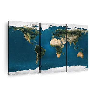 " Journey World Map " 3 - Pieces