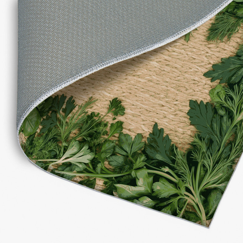 Tapis vert d'intérieur et d'extérieur Botanical, Rectangulaire 8 pi x 10 pi