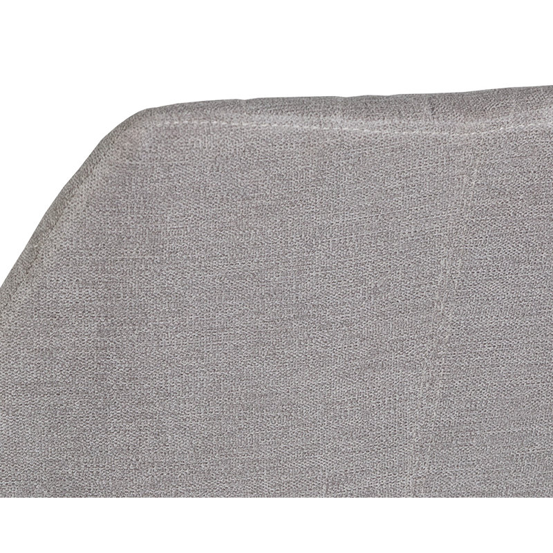 Fauteuil rembourré H 18 po Braelynn, Tissu performance gris clair, Tissu performance gris clair