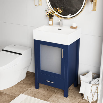 Meuble-lavabo avec lavabo pour la salle de bain
