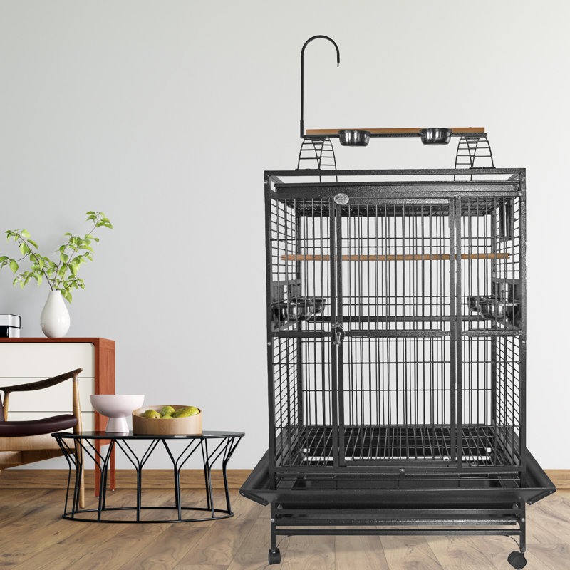 Cage de jeu X X Large noir, Noir