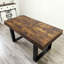Table de salle à manger extensible pour 6 8 10, table de cuisine en bois de ferme moderne, table de conférence longue et extensible