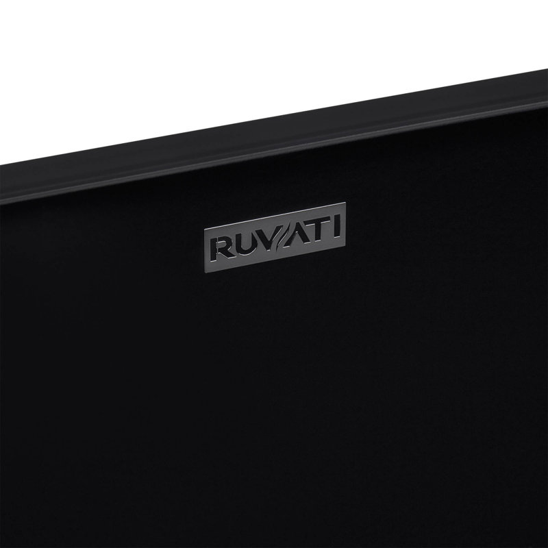Oval Vessel Bathroom Sink, Black