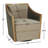 Nanette Mortola CAL117 Compliant 27'' Wide Swivel Armchair-1886661995