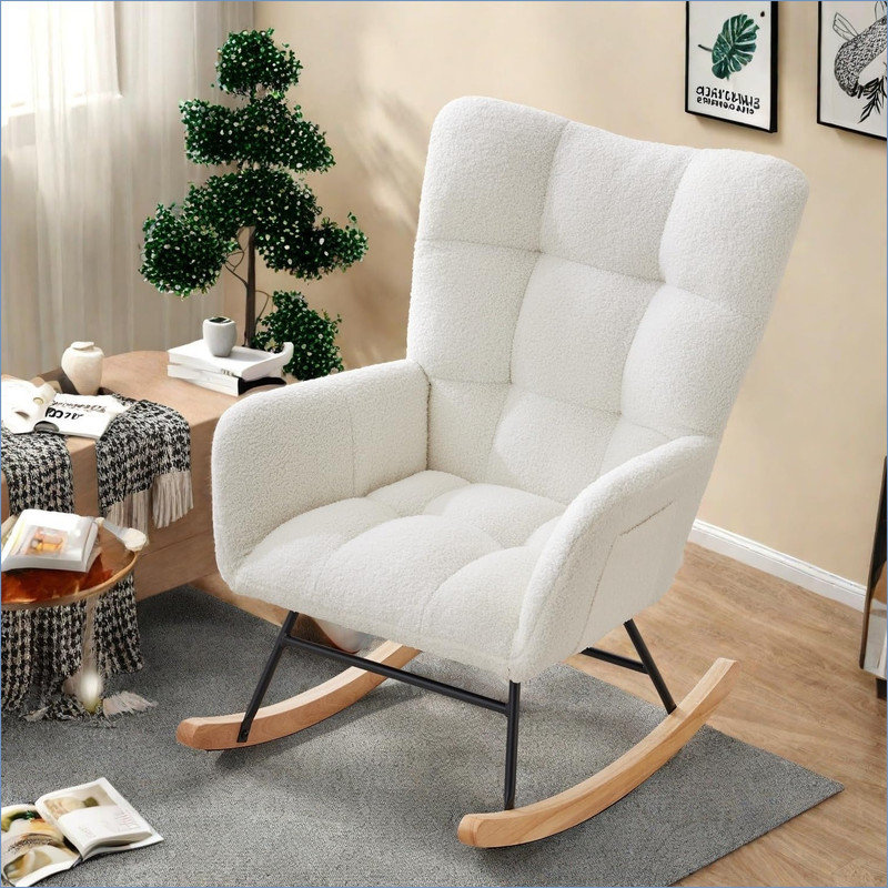 Rocking Chair, Beige