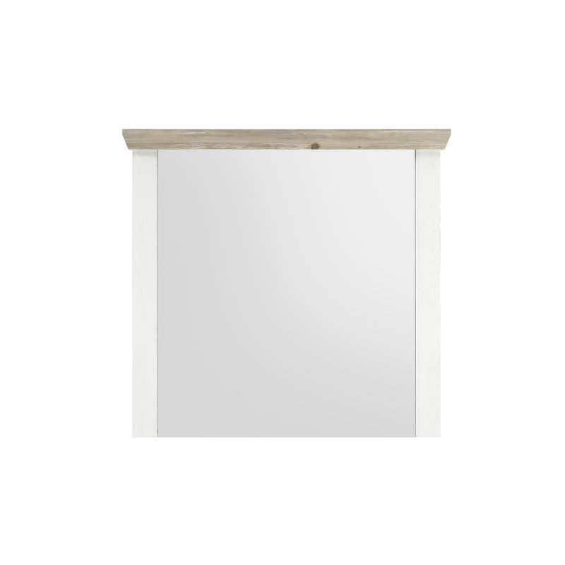 Saybrook Wood Flat Wall Mirror