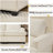 10-Piece Modern Spacious Corduroy Corner Sectional Sofa, Cloud Couch With Chaise & Nailhead Trim-1058005776