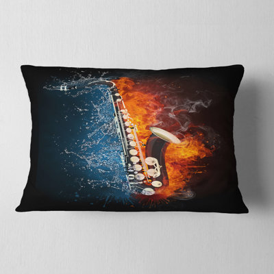 Saxophone - Others Printed Throw Pillow