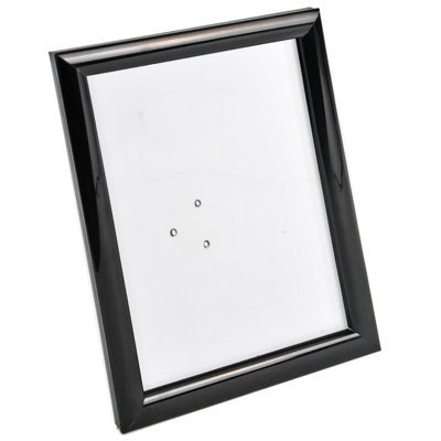 Counter Snap Poster Frame 8.5" x 11" Portrait/Landscape Sign Holder with Plastic Frame, 4-Pack
