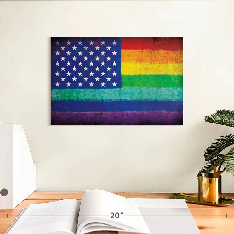 Borges American Pride Flag, 8" H x 12" W