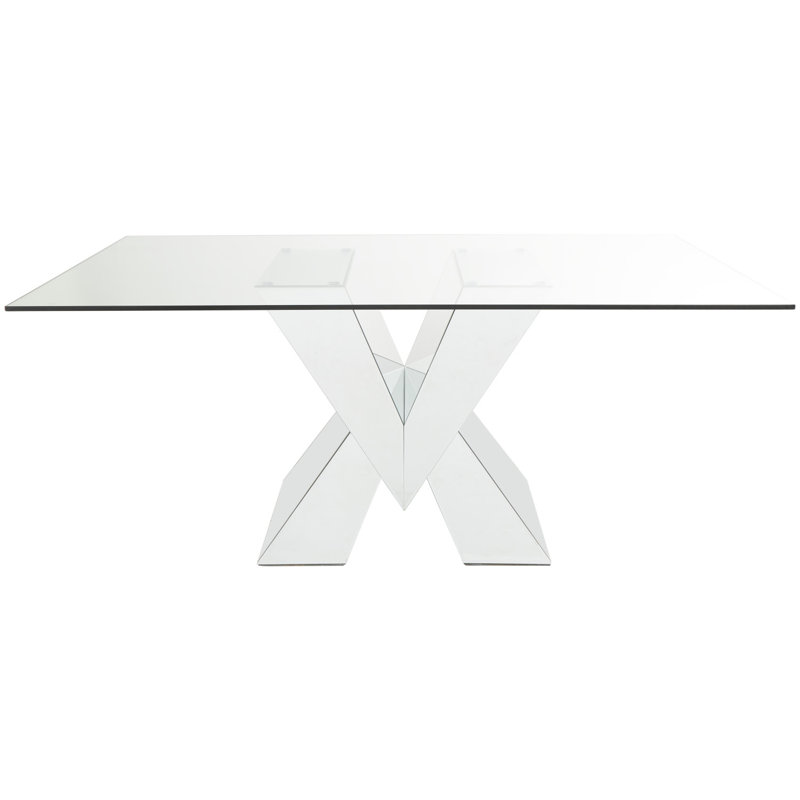 Benone Glass Top Dining Table