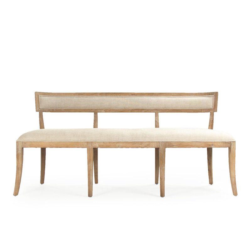 Embla Linen Upholstered Bench