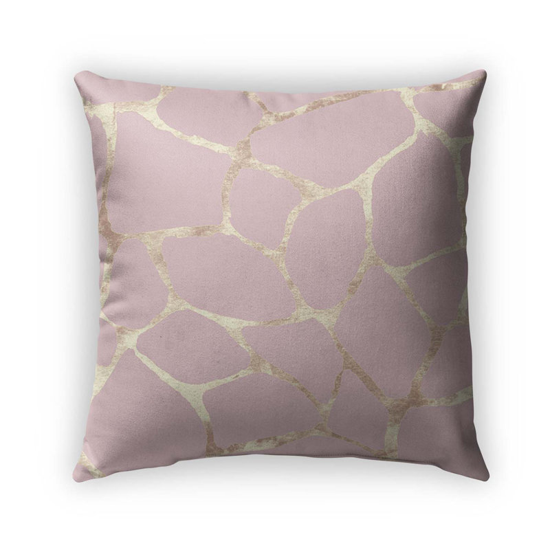 Housse et insert de coussin extérieur girafe, 16 po x 1 po