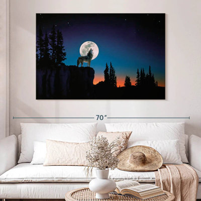 Wolf Howling At Night