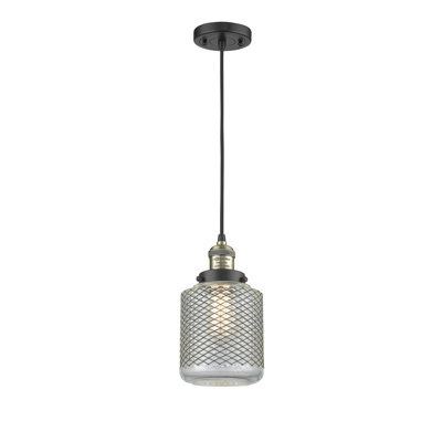 Luminaire suspendu cylindrique 1 lumière Iyana