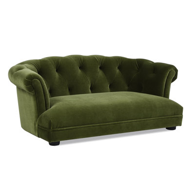 Dujo 36.5" Chesterfield Velvet Pet Sofa