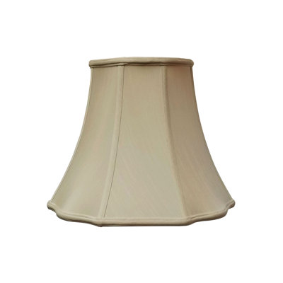 Abat-jour cloche en soie / shantung (araignée)