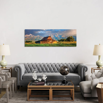 Grand Teton Panorama, Grand Teton National Park, Wyoming by Susanne Kremer - Panoramic Print on Canvas