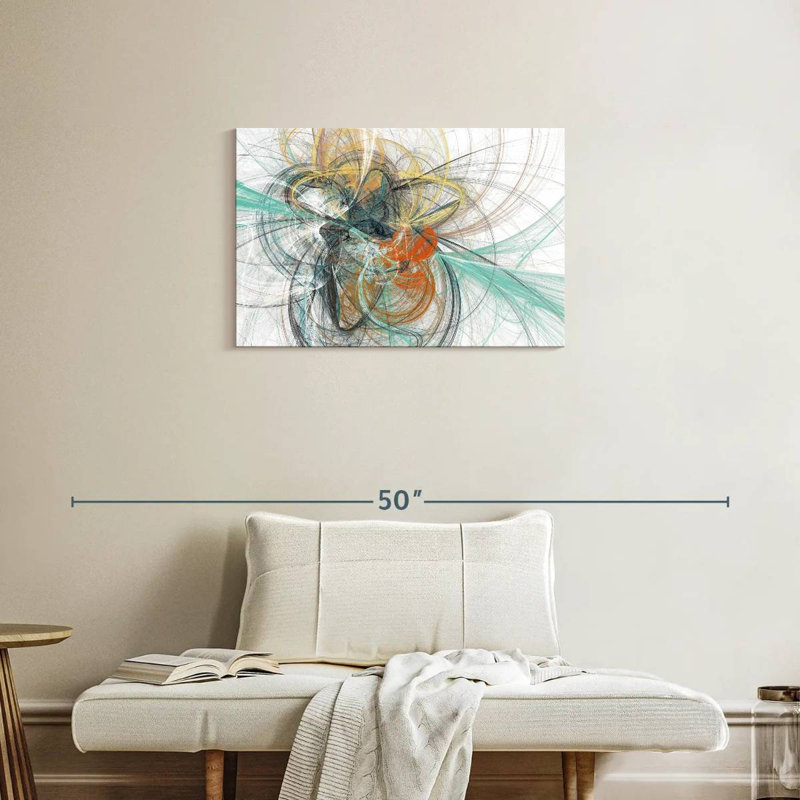 Avery Abstract String, 20" H x 30" W
