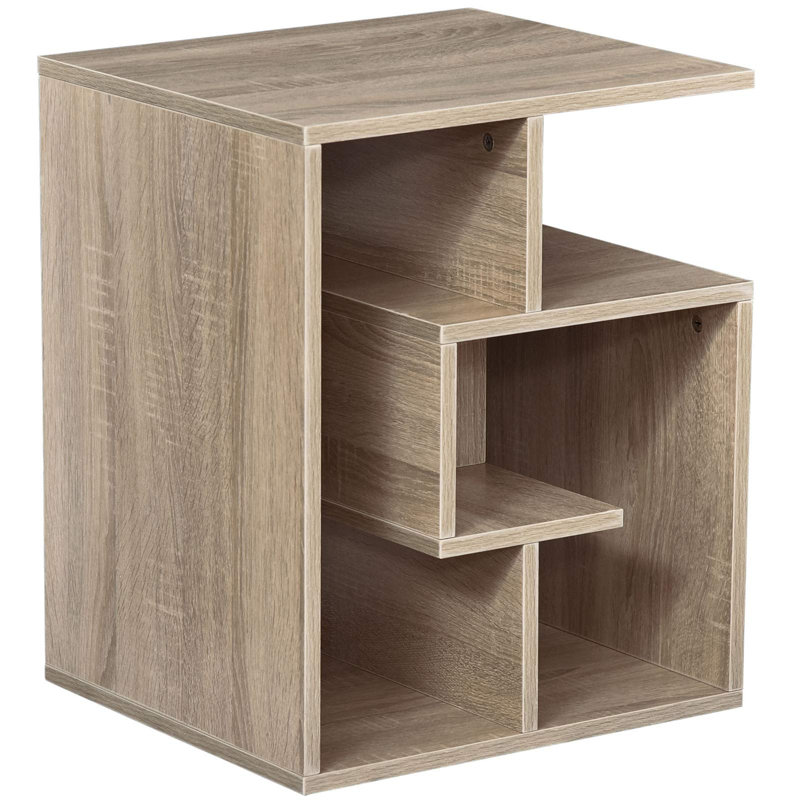 Rep Rectangular Side Table, Brown