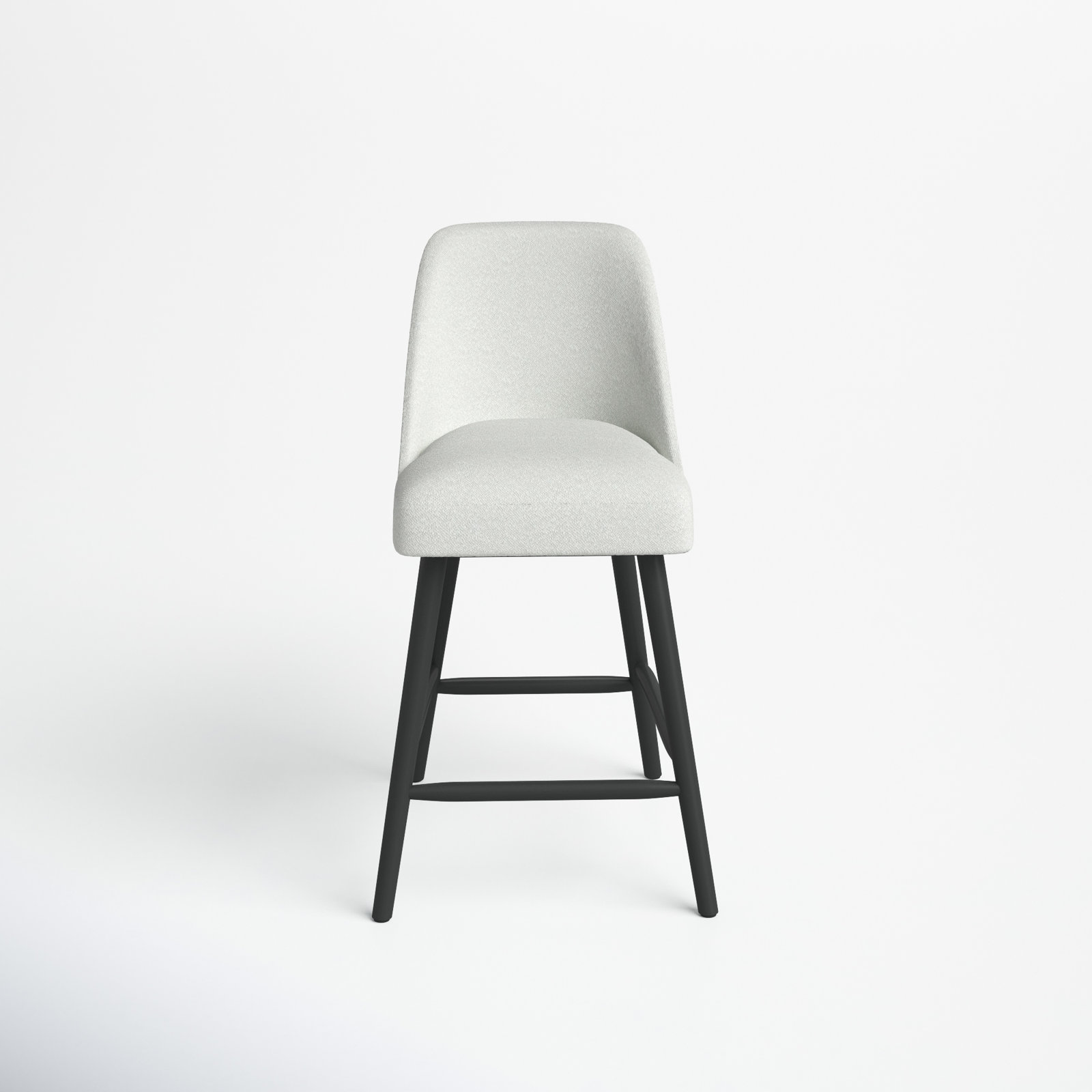 Gallie Counter & Bar Stool, Counter Stool (27" Seat Height), Classic Ivory Boucle