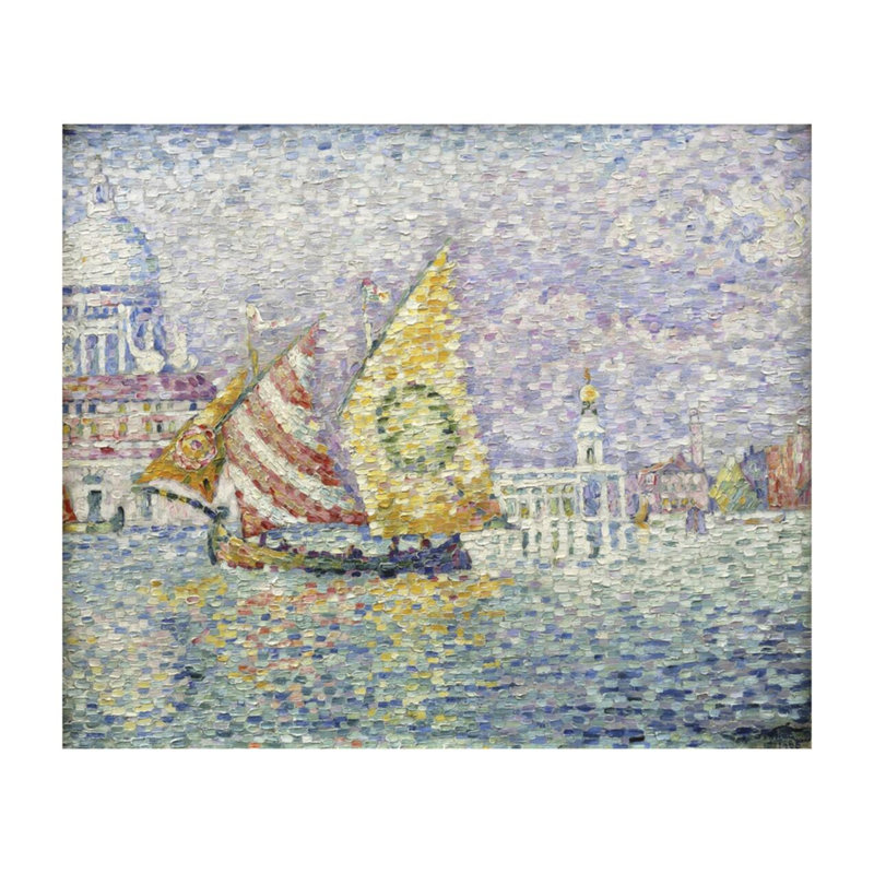 Bragozzo Venice par Paul Signac - Estampe numérique, H 22 po x l 28 po