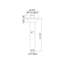7" Ceiling Mount Shower Arm-580848010