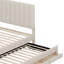 Lit plateforme tapissier avec lit gigogne et 3 tiroirs-114218249