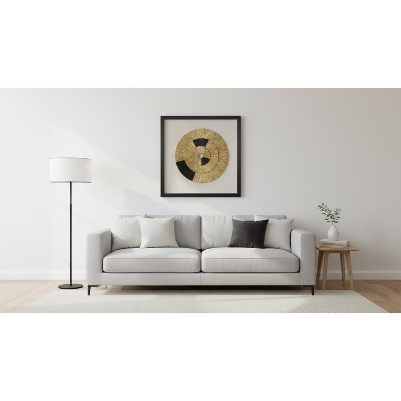 Handmade Glam Abstract Wall Decor on Paper