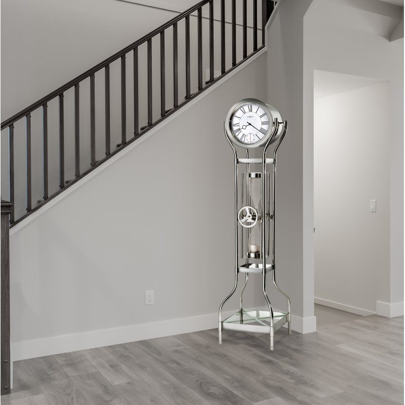 197.5cm Metal Floor Clock