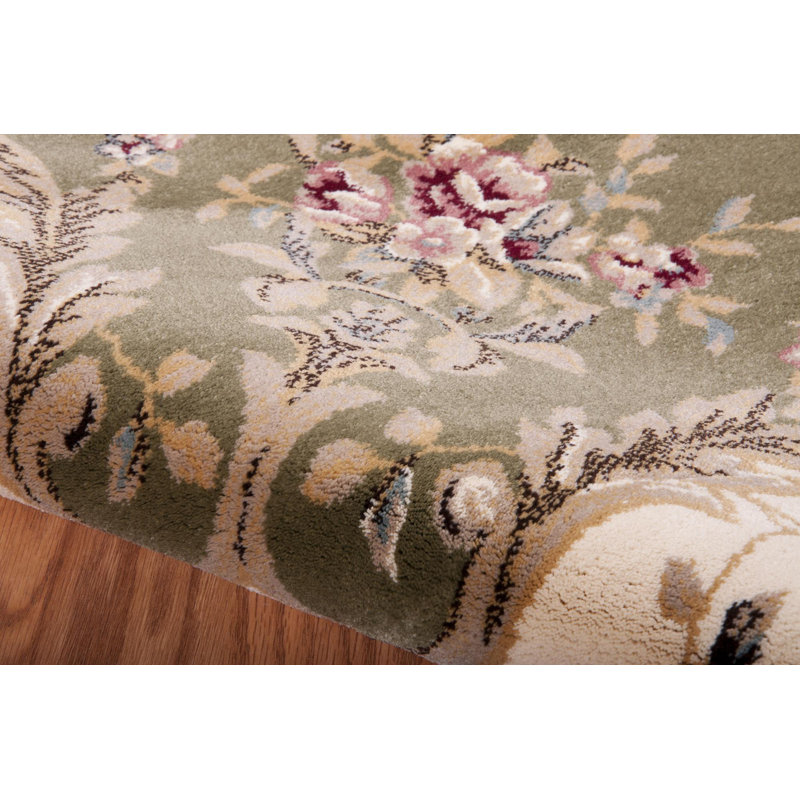 Tapis sauge Sherley, Rectangle 9 pi 10 po x 13 pi 2 po