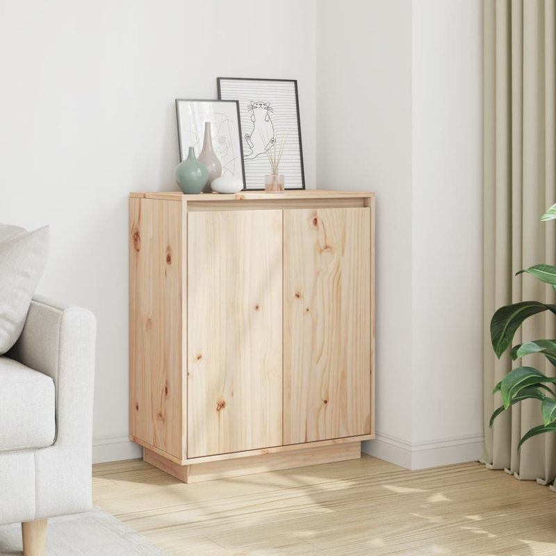 Glenise 60cm Solid Wood Sideboard, Brown