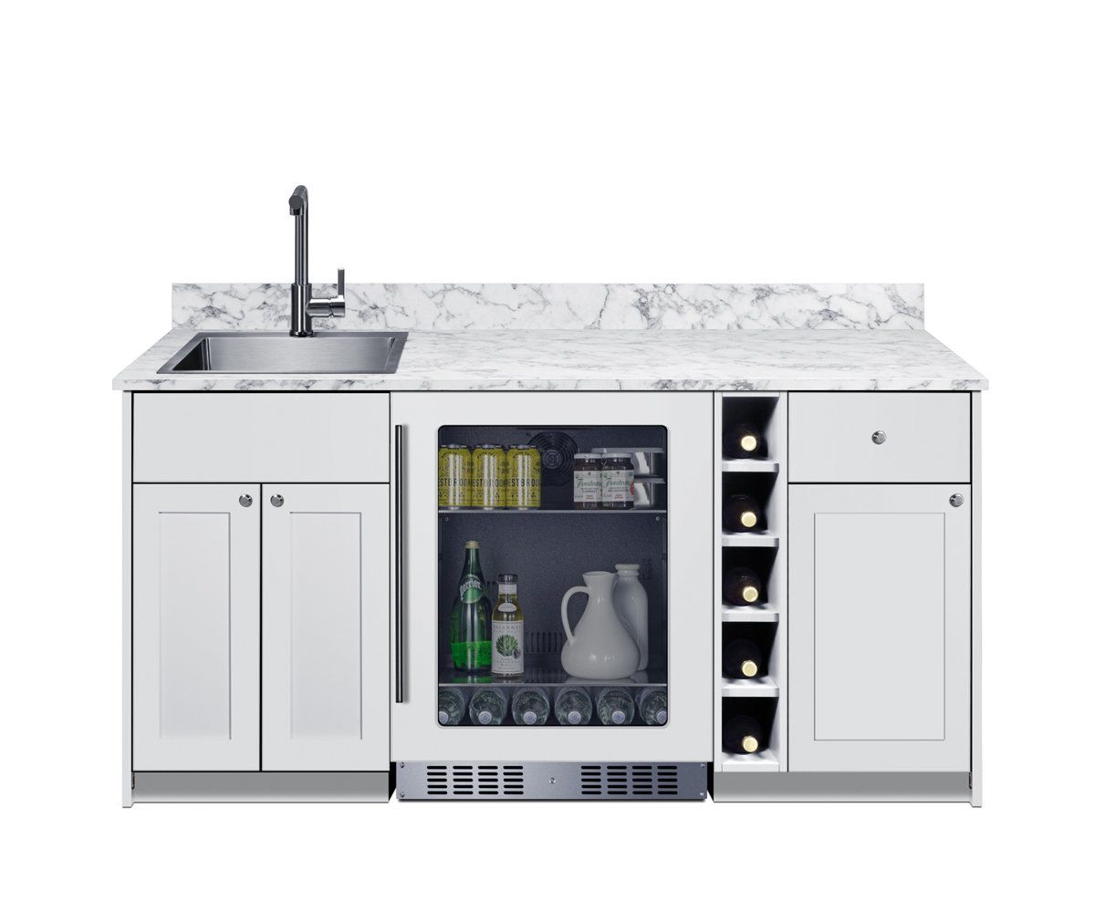 Summit Compact Kitchen OASISWH33SINKL | Fridge.com