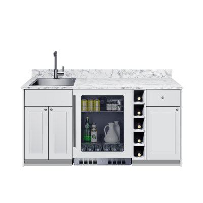 Summit Compact Kitchen OASISWH33SINKL on Fridge.com