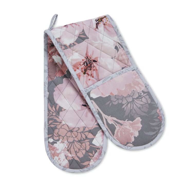 Dramatic Floral Double Oven Glove
