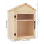 Petite armoire à livres en bois
