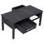 Arkose Solid Wood Four Leg Coffee Table with Storage