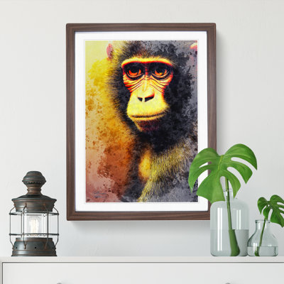 XV1022-5149X Monkey No.1 1 Piece Single Picture Frame Painting