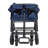 Collapsible Foldable Wagon Cart with strapping system, Beach Wagon Utility Cart Utility Wagon Grocery Cart for Camping Shopping Sports Gardeing Fishing Supports 225lbs All-Terrain Wheels-106491695