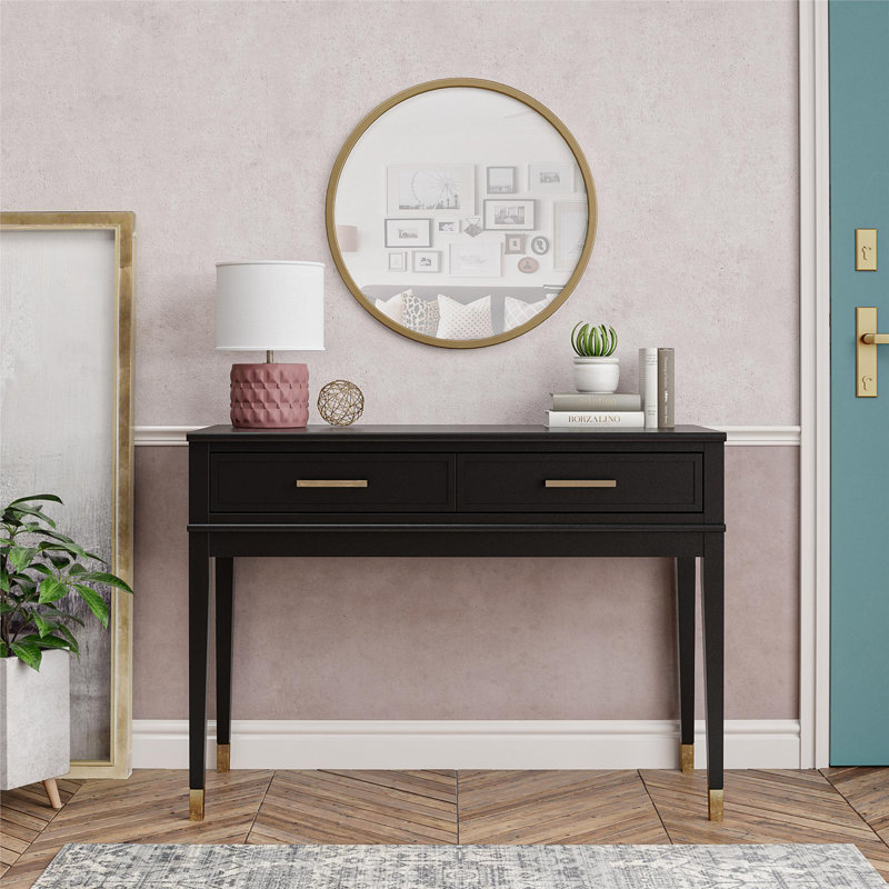 104.39Cm Console Table, Black