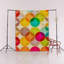 Tapis décoratif multicolore à motifs géométriques et rectangulaires-1855881357