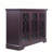 34.37" Cabinet 2 Clear Tempered Glass Doors Buffet-1835074620-1840027308